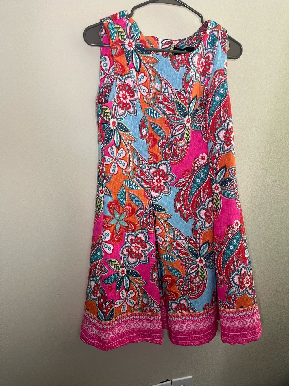 Ronni Nicole Vibrant Floral Patterned Dress